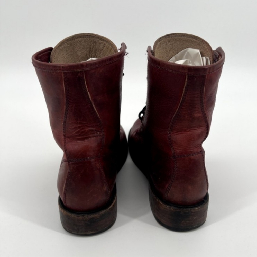 RARE Freebird by Steven Women's Size 8 Charlie Combat Boots Leather - Picture 9 of 14